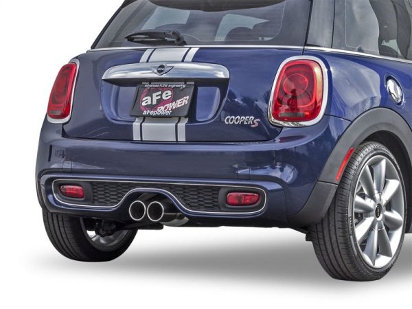 aFe MACHForce XP Exhausts Cat-Back SS-304 14-17 Mini Cooper S Hardtop 2-Door w  Polished Tips Sale