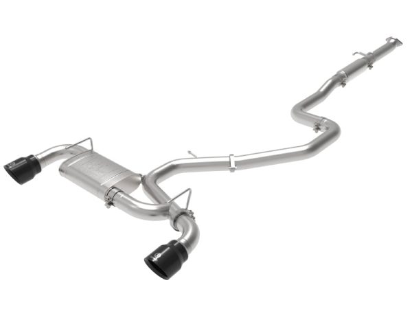 aFe Takeda Exhaust Cat-Back 19-20 Hyundai Veloster N 304SS Black Dual Tips Exhaust on Sale