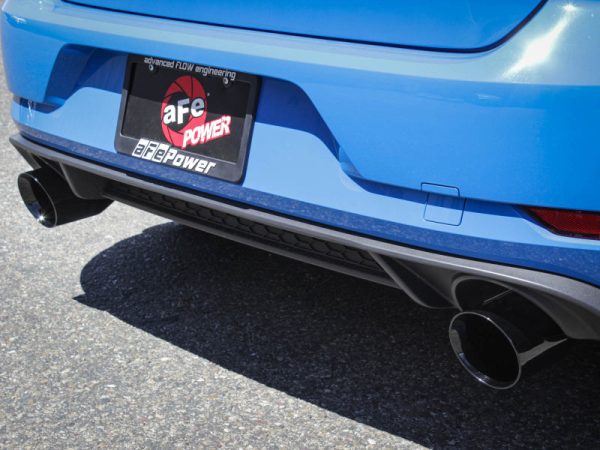 aFe 18-20 VW GTI (MK7.5) 2.0L MACH Force-Xp 3in to 2.5in 304 SS Axle-Back Exhaust System-Black Tips For Sale