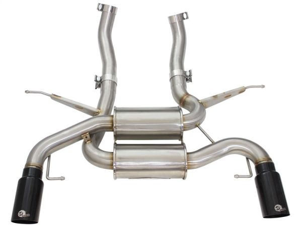 aFe MACHForce XP 2.5in Axle Back Stainless Exhaust w  Black Tips 07-13 BMW 335i 3.0L L6 (E90 92) N55 Sale