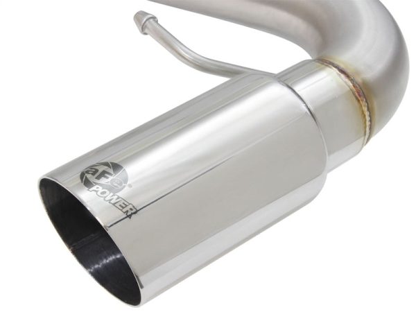 aFe MACHForce XP 2.5in Axle Back Stainless Exhaust w  Polished Tips 07-13 BMW 335i 3.0L L6 (E90 92) For Sale