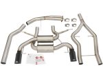 aFe MACHForce XP SS-304 Black Tip 3.0in-2.5in Dia Cat Back Exhaust 11-13 BMW 335i (E90 E92) 3.0L For Discount