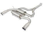 aFe MACHForce XP SS-304 Polish Tip 2.5in Dia Axle Back Exhaust 12-15 BMW 335i (F30) 3.0L (t) For Cheap