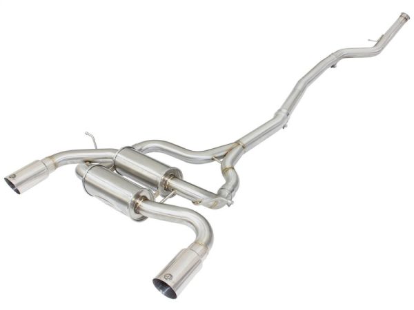 aFe MACHForce XP SS-304 Polish Tip 2.5in Dia Cat Back Exhaust 12-14 BMW 335i (F30) 3.0L (t) Cheap