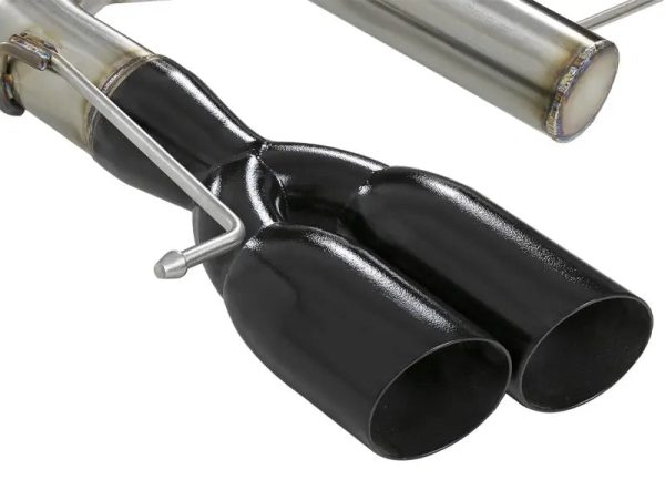 aFe MACHForce XP 08-13 BMW 135i L6-2.0L N54 N55 3in. 304 SS Axle-Back Exhaust w Black Tips Supply