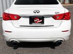 aFe Takeda 2.5in 304 SS Cat-Back Exhaust System w  Black Tips 16-18 Infiniti Q50 V6-3.0L (tt) Discount